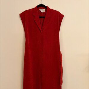 Vintage Blassport Ultrasuede Wrap Dress – Stunning Red